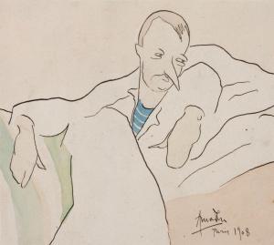 Amadeo De Souza Cardoso - Alberto Cardoso Portrait