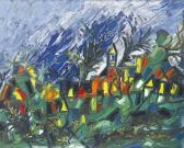 SOUZA Francis Newton Landscape With Turret SOUZA Francis Newton Landscape With Turret