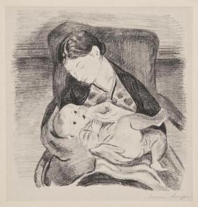 Isaac Soyer - Mother And Child