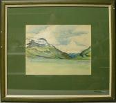 SPANIER Will Berglandschaft An Einem See SPANIER Will Berglandschaft An Einem See