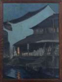 SPEAKMAN Harold An Indonesian Village Scene By Night SPEAKMAN Harold An Indonesian Village Scene By Night