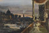 SPENCE William Illuminations On The Arno River At The Feast Of San Giovanni, Florence SPENCE William Illuminations On The Arno River At The Feast Of San Giovanni, Florence