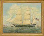 SPENCER Thomas Portrait Of The Ship "mary Doane" SPENCER Thomas Portrait Of The Ship "mary Doane"