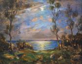 SPICUZZA Francesco J. Moonrise On The Lake SPICUZZA Francesco J. Moonrise On The Lake