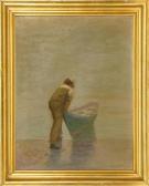 SPIERS Harry A Fisherman Launching A Dory SPIERS Harry A Fisherman Launching A Dory
