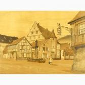 SPINDLER Charles Alsacian Village SPINDLER Charles Alsacian Village