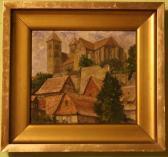SPITZMANN Hans Quedlingurger Schloß Vom Schiffbleek Aus SPITZMANN Hans Quedlingurger Schloß Vom Schiffbleek Aus