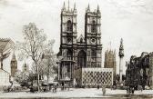 SQUIRRELL Leonard Russell Westminster Abbey At The Time Of 1953 Coronation SQUIRRELL Leonard Russell Westminster Abbey At The Time Of 1953 Coronation
