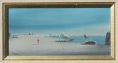 STANCIN John Figure In Surreal Landscape STANCIN John Figure In Surreal Landscape