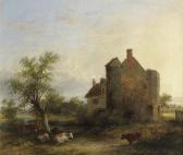 STARK James Cattle Resting By A Manor House STARK James Cattle Resting By A Manor House