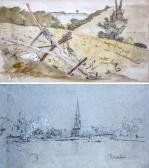 STARK James Landscape With An Old Plough STARK James Landscape With An Old Plough