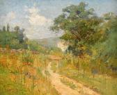 STEELE Theodore Clement Landscape With House STEELE Theodore Clement Landscape With House