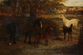 STEELL David George Horses In A Paddock STEELL David George Horses In A Paddock