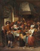 STEEN jan The King Drinks; The Festival Of The Bean King At Twelfth Night STEEN jan The King Drinks; The Festival Of The Bean King At Twelfth Night