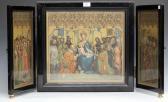 STEFAN LOCHNER & CHRISTIAN SCHULTZ Altarpiece Of The Patron Saints Of Cologne, Five Panel In STEFAN LOCHNER & CHRISTIAN SCHULTZ Altarpiece Of The Patron Saints Of Cologne, Five Panel In