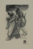 STEINLEN Theophile Alexandre Bauernleute STEINLEN Theophile Alexandre Bauernleute