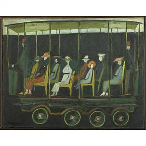 Hedda Sterne - Untitled (trolley)