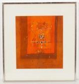 STEWART Robert Abstract In Orange STEWART Robert Abstract In Orange