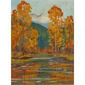 STIRLING David One Titled "autumn Pool," STIRLING David One Titled "autumn Pool,"