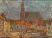 STOBIECKI Karol "pejzaz Z Wolowa" ("landscape From Wolow") STOBIECKI Karol "pejzaz Z Wolowa" ("landscape From Wolow")