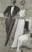 STONEHOUSE Brian Julian Couple In Evening Dress STONEHOUSE Brian Julian Couple In Evening Dress