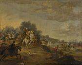 STOOP DIRK Battle Scene In A River Landscape STOOP DIRK Battle Scene In A River Landscape