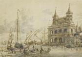 STORCK Jacobus Capriccio Of A Mediterraneanharbour. STORCK Jacobus Capriccio Of A Mediterraneanharbour.