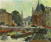 STORK HEIN Canal Scene STORK HEIN Canal Scene