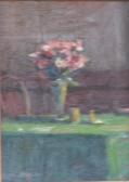 STORK PAUL Still Life With Pink Flowers - In My Studio STORK PAUL Still Life With Pink Flowers - In My Studio