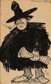 STORM PETERSEN Robert Satirical Drawing STORM PETERSEN Robert Satirical Drawing
