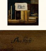 Stoskopff Sebastien Vanité Avec Des Livres, Une Gravure Et Une Montre Posés Sur Une Table Stoskopff Sebastien Vanité Avec Des Livres, Une Gravure Et Une Montre Posés Sur Une Table