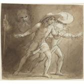 STOTHARD Thomas Christian Making His Escape With Hopeful From The Dungeon Ofdoubting Castle And Giant Despair STOTHARD Thomas Christian Making His Escape With Hopeful From The Dungeon Ofdoubting Castle And Giant Despair