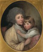 STUART Gilbert Portrait Of Mrs. Luke White And Her Son STUART Gilbert Portrait Of Mrs. Luke White And Her Son