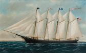 STUBBS William Pierce Four Masted Schooner "horace W. Macomber" STUBBS William Pierce Four Masted Schooner "horace W. Macomber"