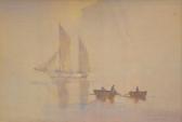 STURGESS Reginald Ward Boats At Sea STURGESS Reginald Ward Boats At Sea