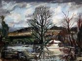 SUDDABY Rowland Trees Beside A Lake SUDDABY Rowland Trees Beside A Lake