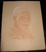 SUDRY Y. Portrait Dhomme Dafrique Du Nord SUDRY Y. Portrait Dhomme Dafrique Du Nord