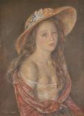 SUDZILWSKI V. Portrait De Jeune Fille SUDZILWSKI V. Portrait De Jeune Fille