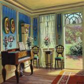 SVENDSEN Frederik Wilhelm Interior With The Garden Door Open SVENDSEN Frederik Wilhelm Interior With The Garden Door Open
