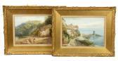 SWEET Walter Henry 'old Cottages At Lynmouth', And A Cottage By A Lake With Figures Before SWEET Walter Henry 'old Cottages At Lynmouth', And A Cottage By A Lake With Figures Before