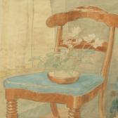 SYBERG Anna L., née Hansen Interior With A Chair And A Potted Plant SYBERG Anna L., née Hansen Interior With A Chair And A Potted Plant