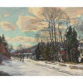 SYMONS George Gardner Snow Covered Landscape In The Country SYMONS George Gardner Snow Covered Landscape In The Country