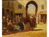 SZODY LADISLAO North African Market Scene SZODY LADISLAO North African Market Scene