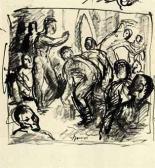 SZONYI Istvan Study Of A Group Of Men SZONYI Istvan Study Of A Group Of Men