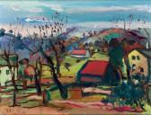 SZYSZKOWITZ Rudolf “novemberlandschaft”, Laut Aufschrift Am Keilrahmen, Monogrammiert Sz SZYSZKOWITZ Rudolf “novemberlandschaft”, Laut Aufschrift Am Keilrahmen, Monogrammiert Sz