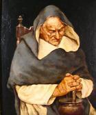 TAMBURINI Arnaldo I Seated Monk With Metal Vessel TAMBURINI Arnaldo I Seated Monk With Metal Vessel