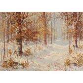 TARLTON Bryan Indiana Autumn Birch Trees TARLTON Bryan Indiana Autumn Birch Trees