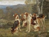 TAVERNIER Paul Foxhounds Resting TAVERNIER Paul Foxhounds Resting