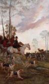 TAVERNIER Paul Scène De Chasse De L'équipage Lebaudy TAVERNIER Paul Scène De Chasse De L'équipage Lebaudy