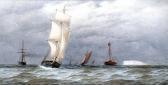 TAYLOR Charles II Off Beachy Head; Sovereign Lightship TAYLOR Charles II Off Beachy Head; Sovereign Lightship